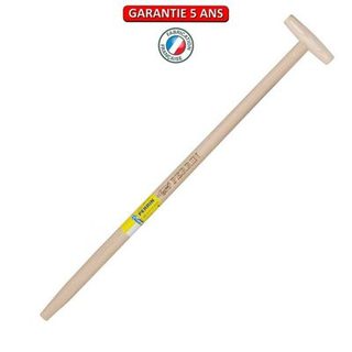 Outils Perrin Manche béquille tournée 95 cm pour bêche louchet douille 38