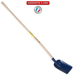 Outils Perrin Pelle charentaise de 17 emmanché manche courbe 1,35 m