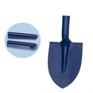 Outils Perrin Pelle à terre avec rebords ronds soudés sans manche - 21 cm