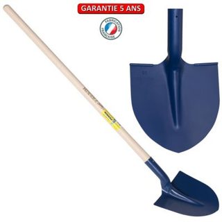 Outils Perrin Pelle à terre avec rebords soudés - 25 cm