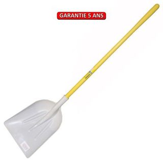 Outils Perrin Pelle plastique blanche alimentaire manche nupla droit + etiquette alimentaire