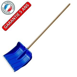 Outils Perrin Poussoir à neige  polypro 490 x 370 cm manche 1,20 m, outil pour le déneigement