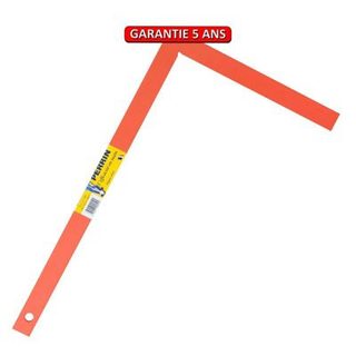 Outils Perrin Equerre de maçon 800 section 30x5