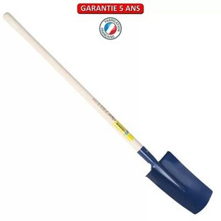 Outils Perrin Bêche standard de 28 cm manche pomme 1,05 m, outil à main pour le jardin et le potager