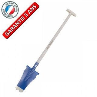 Outils Perrin Bêche Caïman Pro 33 cm - manche béquille PEFC - coupe racines