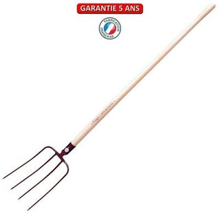 Outils Perrin FB fourche à fumier à douille 4 dts empo 1.35 m cintré