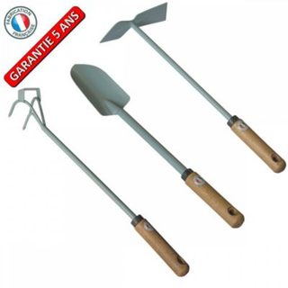 Outils Perrin Lot outils extra-long - pack jardin manche long - 3 pièces