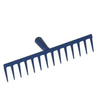 Outils Perrin Râteau trempé 16 dents douille decalée soudé sans manche