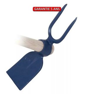 Outils Perrin Serfouette 26 panne et fourche forgée sans manche