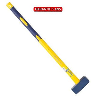 Outils Perrin Masse couple 4 kg manche 0,90m composite tri matière incassable pour le batiment et jardin
