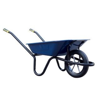 Outils Perrin Brouette chantier 100 L - Dynamic renforcée - roue pleine - châssis acier D.32 mm - 190 kg