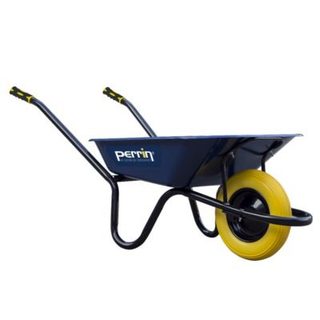Outils Perrin Brouette chantier 100 L - Dynamic renforcée - roue increvable - châssis acier D.32 mm - 190 kg