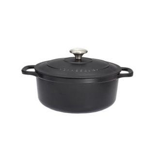 Cocotte en fonte ronde 18 cm Noire - Sublime