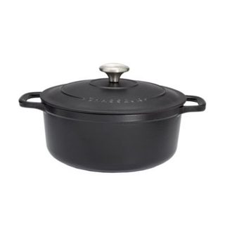 Cocotte ronde 26 cm chasseur noir interieur noir