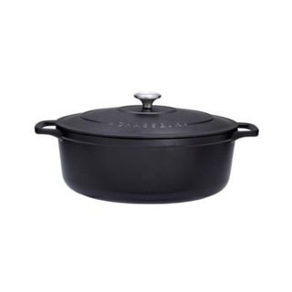 Cocotte en fonte ovale 27 cm Noire - Sublime
