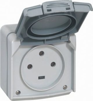 Prise 3P+T 20A IP55 saillie Plexo gris Legrand