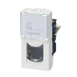 Mécanisme prise RJ45 cat6 1 module Legrand Mosaïc