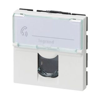 Mécanisme prise RJ45 cat6 2 modules Legrand Mosaïc