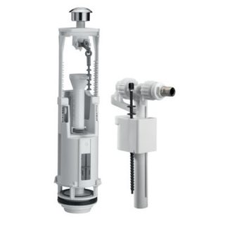 Chasse d'eau + robinet flotteur silencieux Siamp Optima S compact 95L