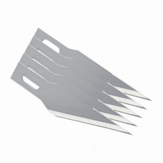 Lames de scalpel STANLEY Hobby en acier trempé, lot de 5, référence 0-11-411