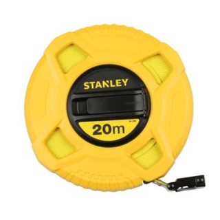 Mètre ruban mesure longue - mesure L.20m x l.12,7mm - non magnétique - marquage simple face - Stanley 0-34-296