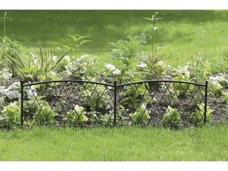 Bordure  " Classic Métal "  Lot de 5  0.40 x 1.00 m  Rouille antique