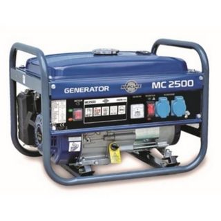 Groupe électrogène 2000 W - carburant SP95 et SP98 - autonomie 10 h - L.65 x l.44 x H.45 cm - Mercure MC2500