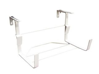 Louis Moulin Support jardinière fer plat fixations réglables - 35x18 cm - blanc
