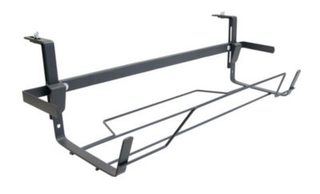 Louis Moulin Support jardinière extensible anthracite - 65 à 84x18 cm - Acier époxy