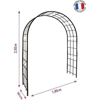 Arche de jardin - Louis MOULIN - Modèle 3006 - Fer vieilli - Métal époxy - 180x250 cm
