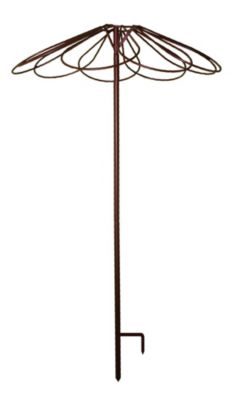 Louis Moulin Tuteur parapluie 9 pétales fer vieilli - 100x250 cm - Acier époxy