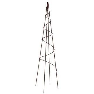 Treillage - LOUIS MOULIN - Tipi Spirale - Acier époxy - 20x100 cm - Fer Vieilli