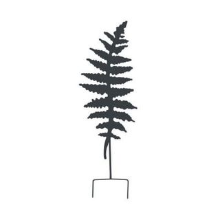 Déco en métal à planter Fougère - 25x70 cm - anthracite