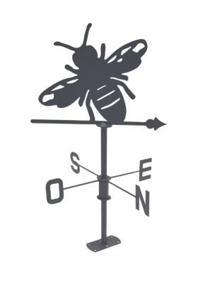 Louis Moulin Girouette Abeille - 45x74 cm - anthracite