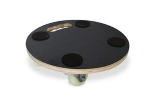 Louis Moulin Roule-plantes bois Charges lourdes - rond - 38 cm