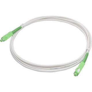 Câble fibre optique LINEAIRE FB122I 15 m SC APC SC APC blanc