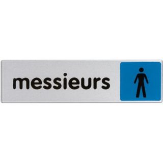 Plaque signalétique obligation / information - Bleu