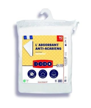 PROTEGE MATELAS L'ABSORBANT - ANTI ACARIENS - COTON - 90x190 cm - DODO
