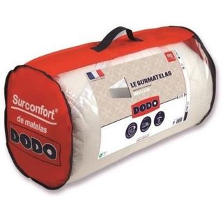 DODO - Surmatelas percale coton - 90x190 cm - Lavable machine
