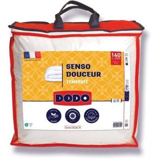 DODO - Couette tempérée 350 g/m - SENSO DOUCEUR - 140 x 200 cm - Blanc