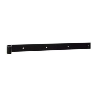 Penture bout carré pour volet Ø16 mm L.80 x l.4 x H.4 cm noir Afbat