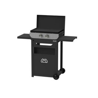 Plancha gaz Original duo 260 avec chariot Le marquier H.124 x P.49 cm 8 personnes