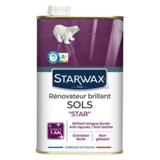 Rénovateur brillant Star longue durée tous sols intérieurs Starwax 1L