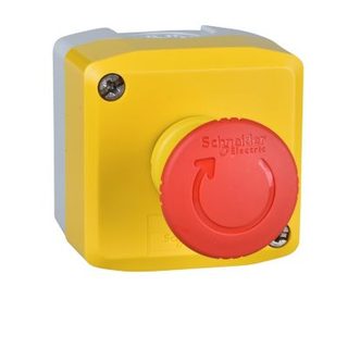 Schneider Electric Harmony XALK178F Arrêt d'urgence en boîtier rouge 120 V/AC 6 A 2 contacts NF