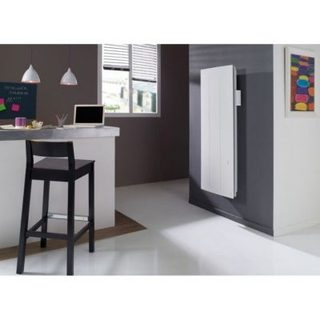Radiateur électrique chaleur douce vertical blanc 1500W - Atlantic - Oniris