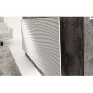 Radiateur pierre et minéraux ATLANTIC - Radiateur Irisium Connecté - Horizontal - 1500W - Blanc - 603115