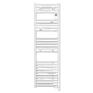 Sèche-serviette 1300W DORIS DIGITAL ETROIT soufflant blanc brillant - ATLANTIC - 851264