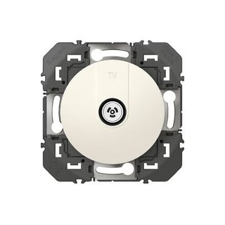 Prise TV Legrand Dooxie blanc carrée