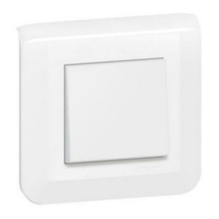 Interrupteur va-et-vient à vis Legrand Mosaïc blanc