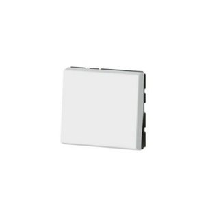 Mécanisme interrupteur va-et-vient à voyant Legrand Mosaïc blanc, 2 modules